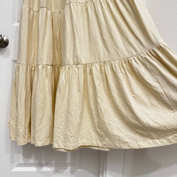 NWT Free People Sterling Maxi Dress in Summer Sand Size Medium - Picture 6 of 7